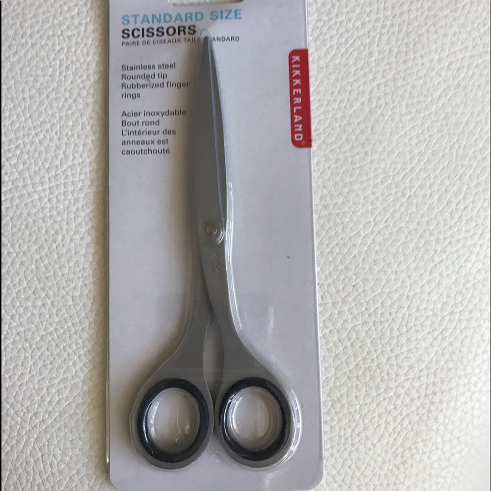 COPY KIKKERLAND Standard Size SCISSORS.Stainless Steel Rounded tipMade in Taiwan